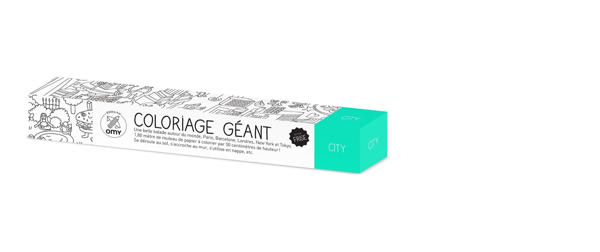 OMY GIANT COLORING CITY  BOYAMA POSTERİ için detayları göster